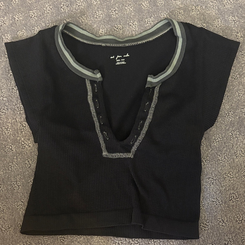 black urban outfitters out from under top